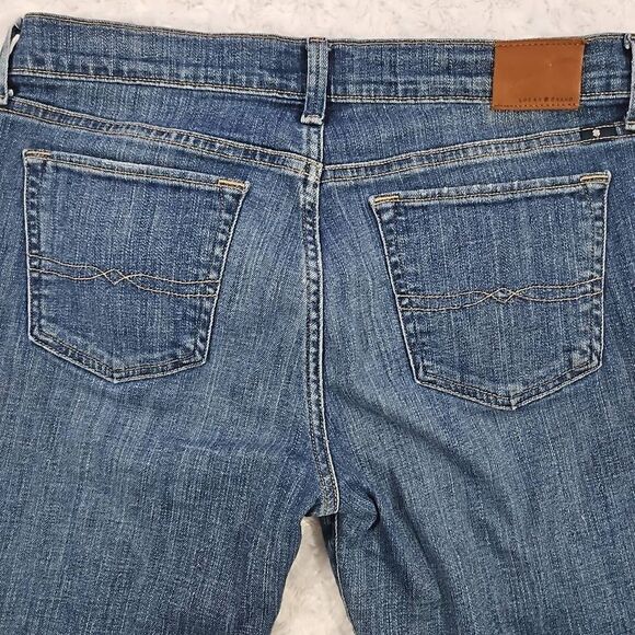 Lucky Brand sweet straight w altered inseam womens size 8/29r medium wash jeans - Picture 8 of 10